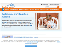 Tablet Screenshot of familien-welt.de